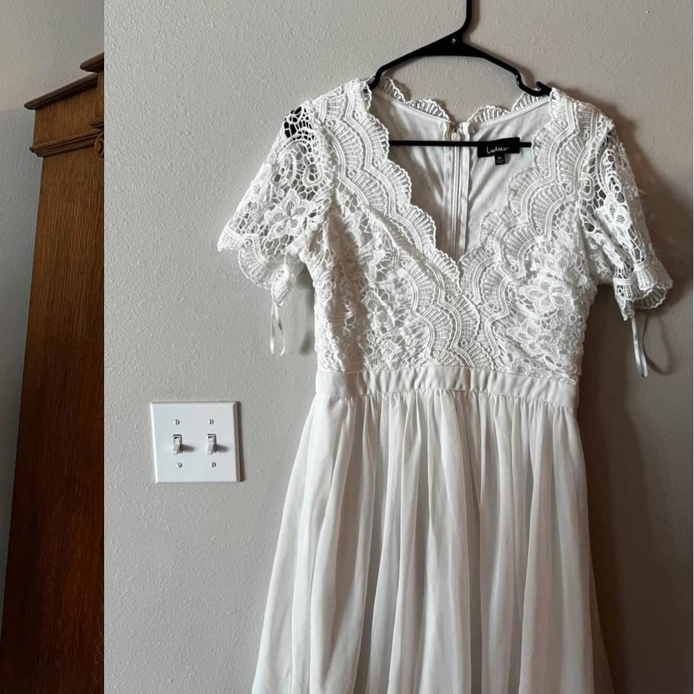 Lulu's Ivory Lace Wedding Dress